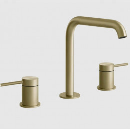 Смеситель для раковины, Gessi, 316 Flessa, цвет-Brushed Brass PVD