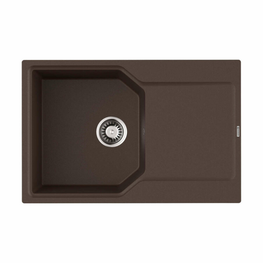 Мойка, OMOIKIRI, Yonaka, шгв 780*510*210, отверстия для смесителя-6 промаркированных, цвет-темный шоколад