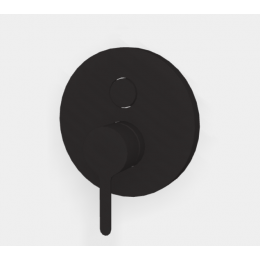 Смеситель для душа, Fima Carlo Frattini, Snap, цвет-чёрный матовый