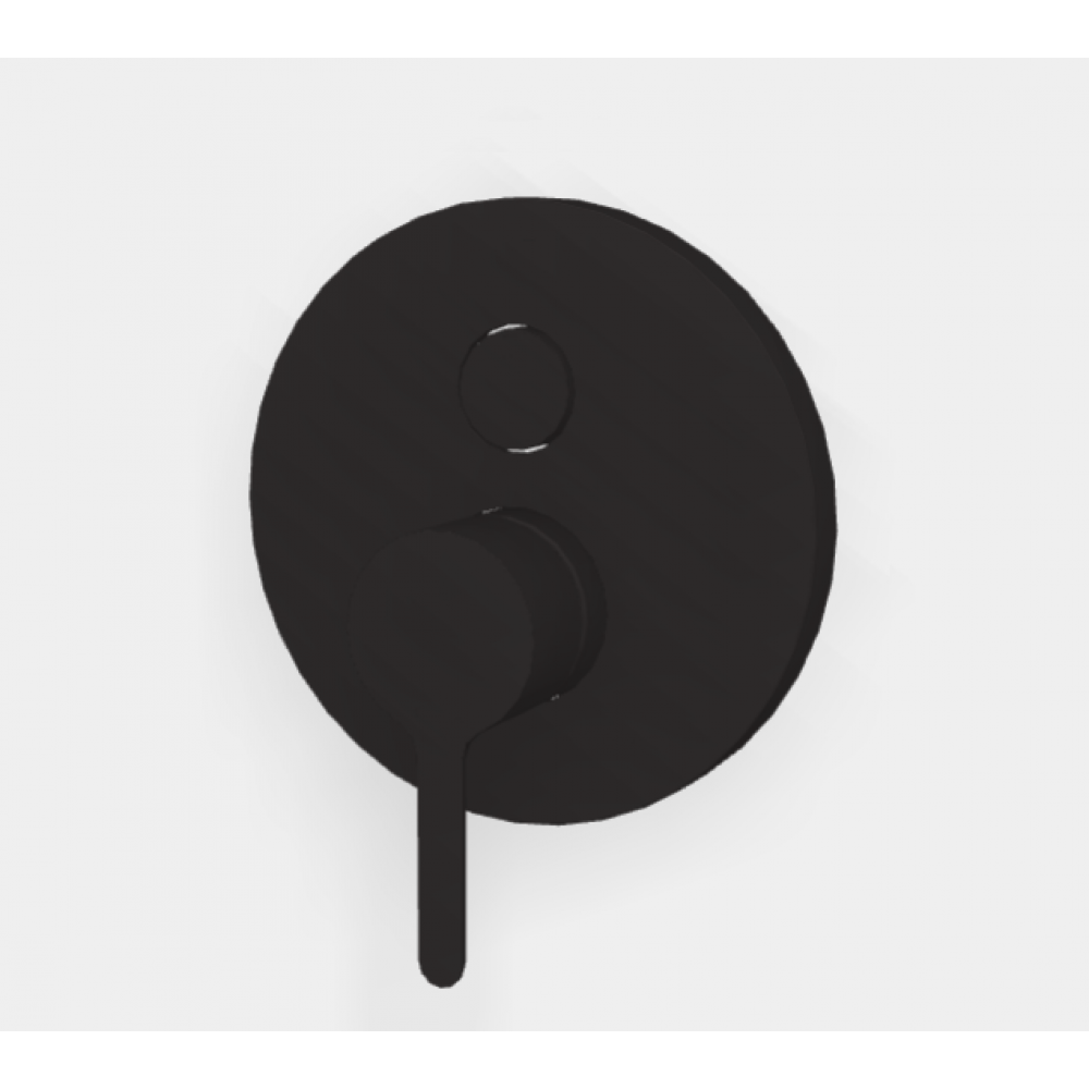 Смеситель для душа, Fima Carlo Frattini, Snap, цвет-чёрный матовый