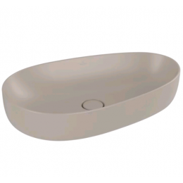 Раковина, Villeroy&Boch, Antao, шгв 650*400*145, отверстия для смесителя-отсутствуют, CeramicPlus, цвет-Almond