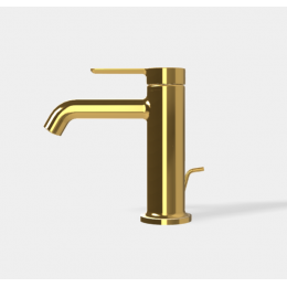 Смеситель для раковины, Fima Carlo Frattini, Snap, цвет-золото