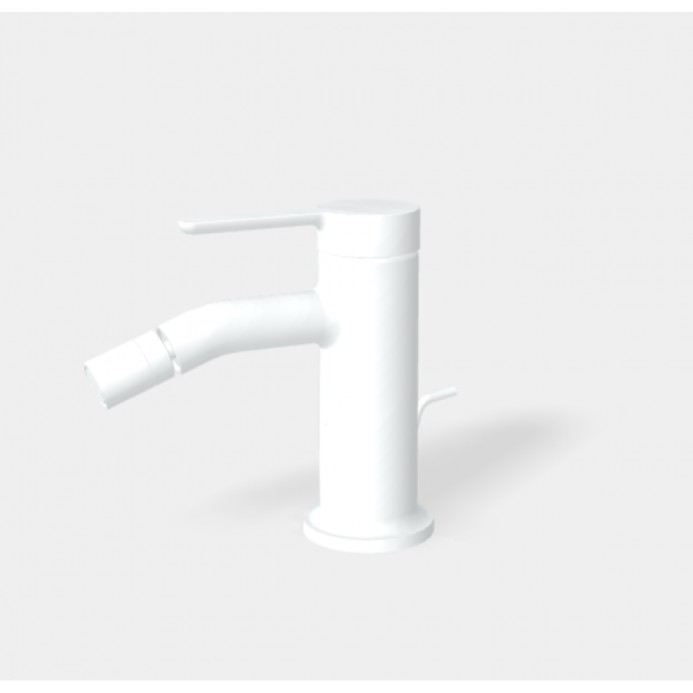 Смеситель для биде, Fima Carlo Frattini, Snap, цвет-белый матовый