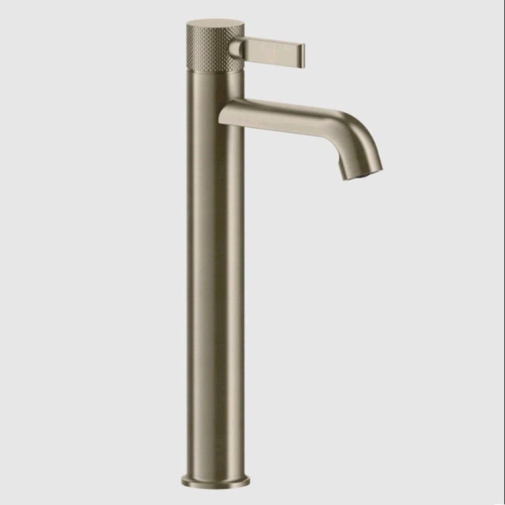 Смеситель для раковины, Gessi, Inciso, цвет-Finox Brushed Nickel