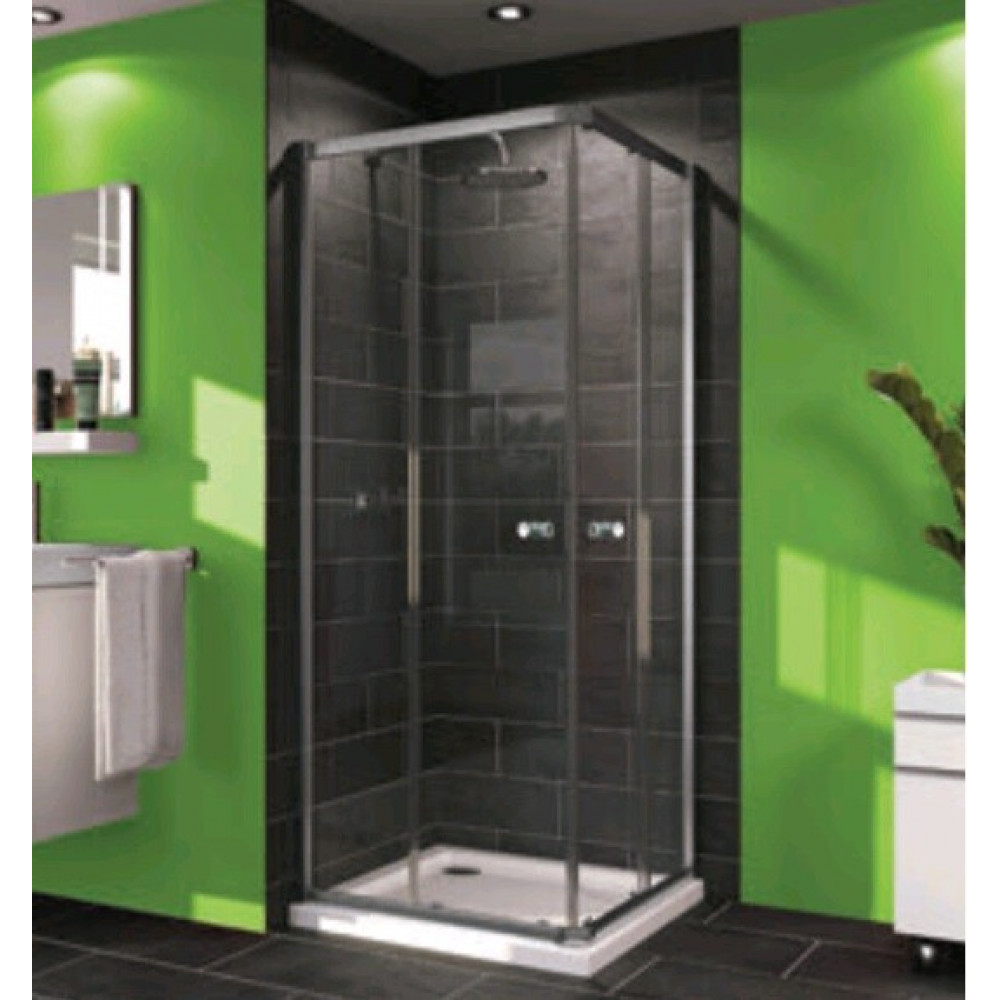 Душевое ограждение, Huppe, X0, шгв 900*900*1900, серебро с ярким блеском, цвет стекла-прозрачный (21E711/21H711 900*900*1900 блестящее сер./проз)