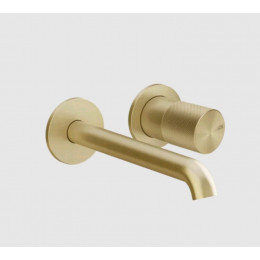 Смеситель для раковины, Gessi, Habito Diamantato, цвет-Brushed Brass PVD