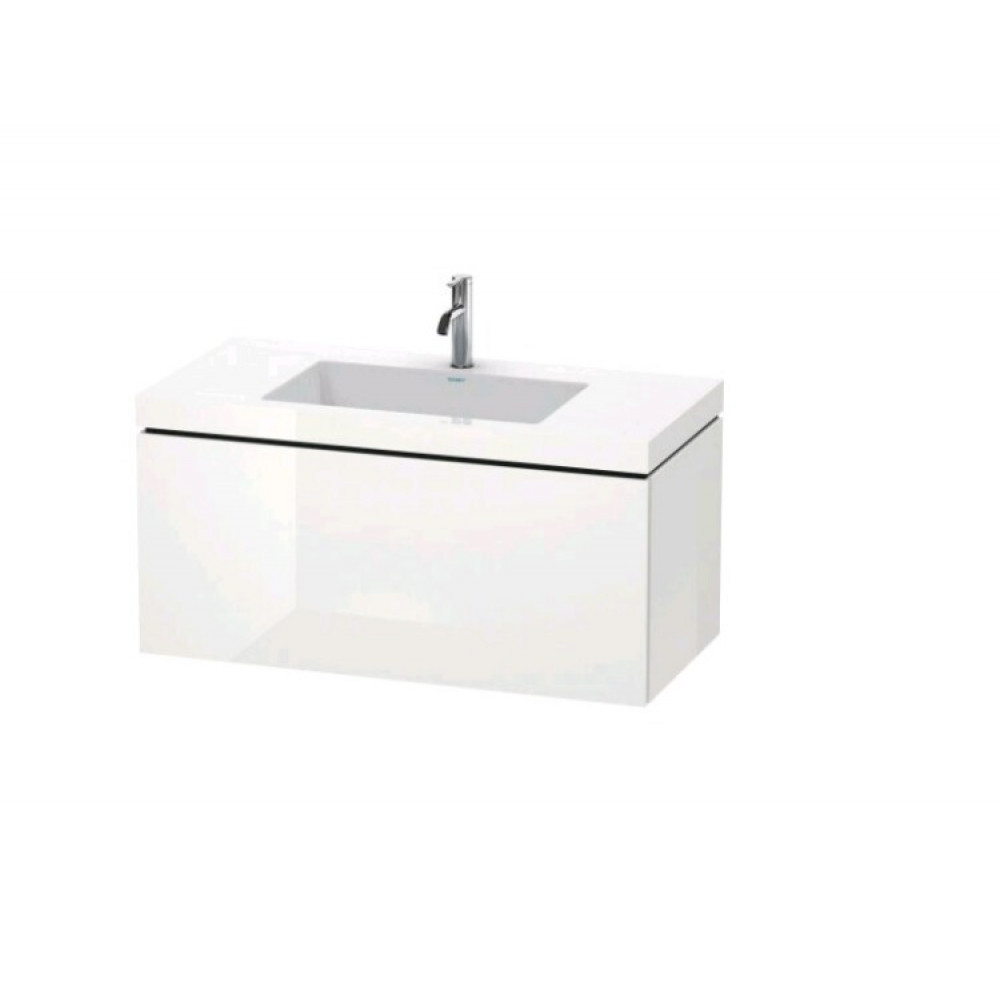 Тумба под раковину, Duravit, L-Cube, шгв 1000*480*500, раковина-в комплекте, цвет-базальт матовый