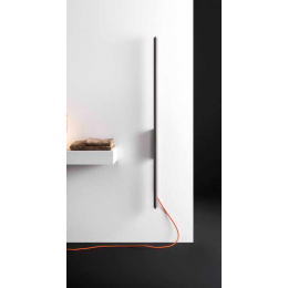 Полотенцесушитель, Antrax, Tina, шгв 35*78*1420, с заглушкой STLG, с белым кабелем, цвет-золото светлое