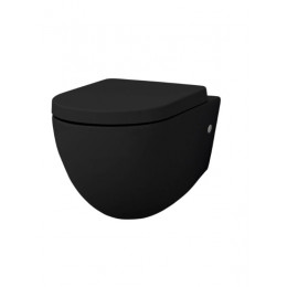 Унитаз, Artceram, File 2.0, подвесной, шгв 360*520*370, цвет-Matt Black ( ст. артикул FLV004 17 00)