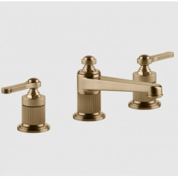 Смеситель для раковины, Gessi, VENTI20, цвет-Warm Bronze Brushed PVD