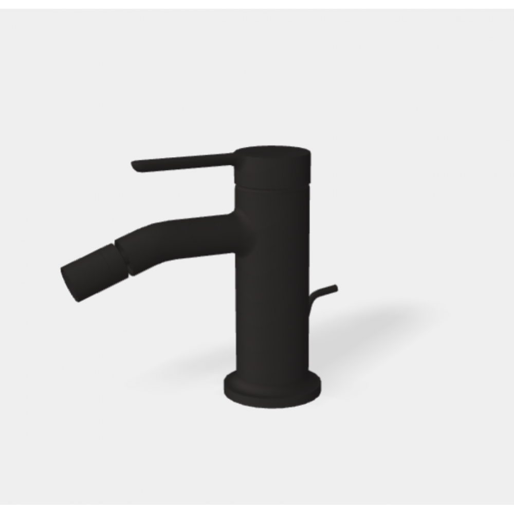 Смеситель для биде, Fima Carlo Frattini, Snap, цвет-черный матовый