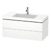 Тумба под раковину, Duravit, L-Cube, шгв 1000*480*500, раковина-в комплекте, цвет-американский орех