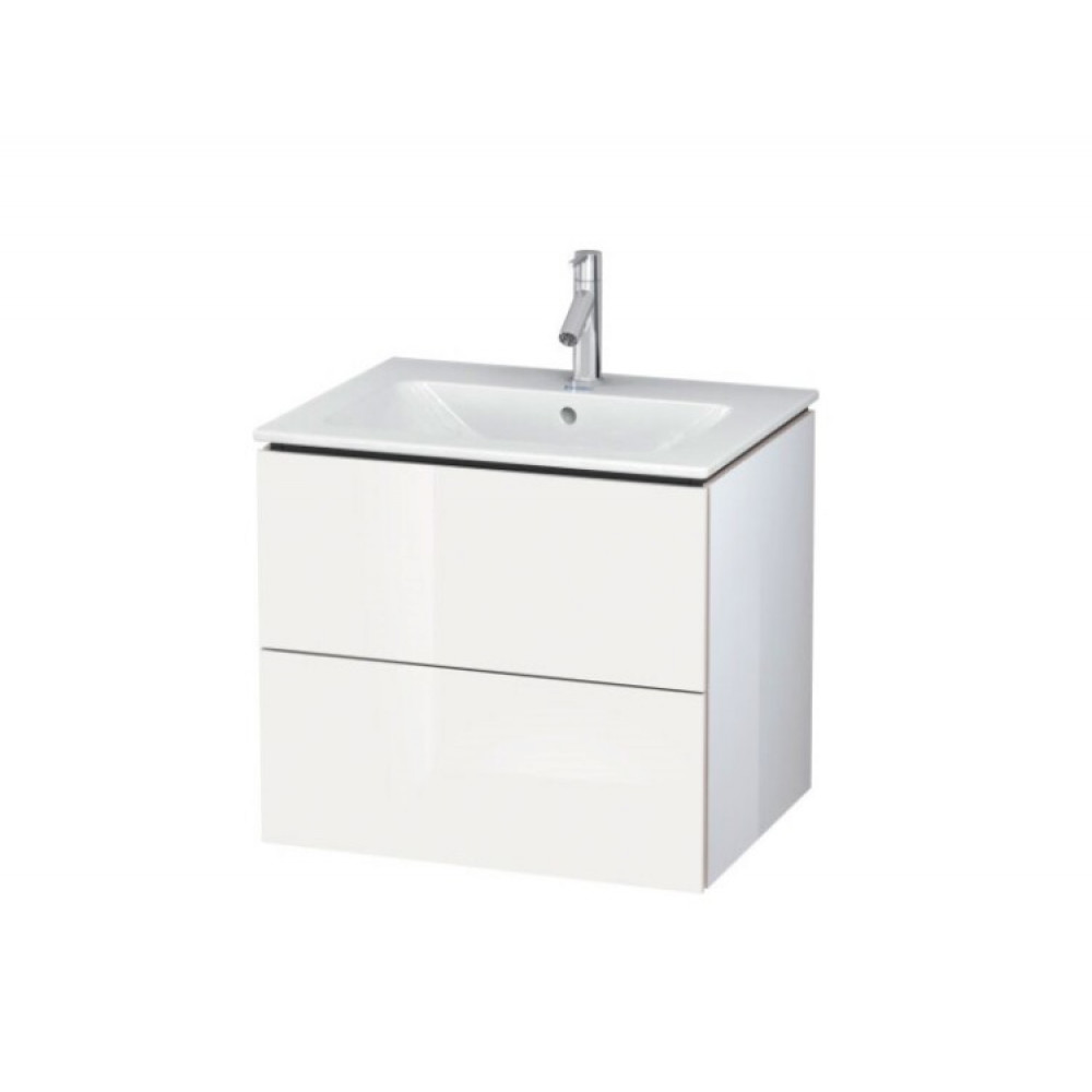 Тумба под раковину, Duravit, L-Cube, шгв 620*481*550, раковина-необходимо заказать, цвет-белый глянцевый лак