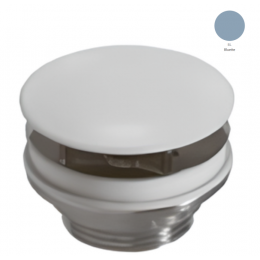 Донный клапан, Globo, для раковин без перелива, цвет-Bluette
