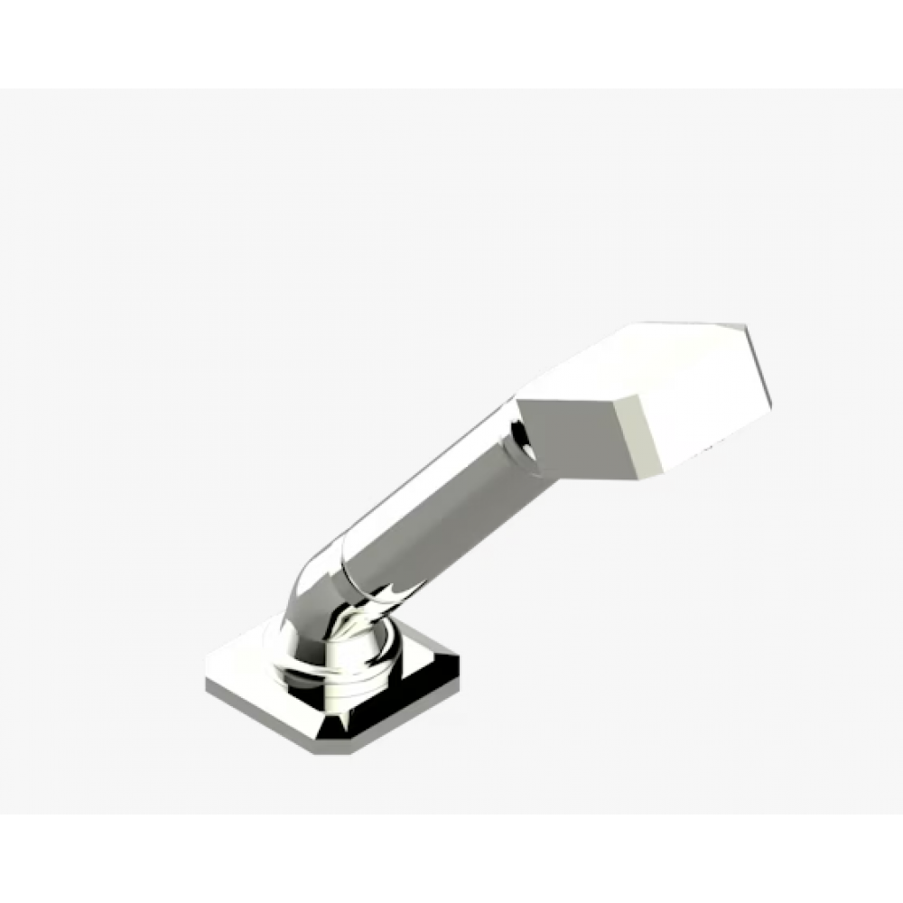 Ручной душ, THG, Metropolis Clear crystal with lever, 50, цвет-никель