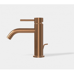 Смеситель для раковины, Fima Carlo Frattini, Spillo Up, цвет-брашированная янтарная бронза