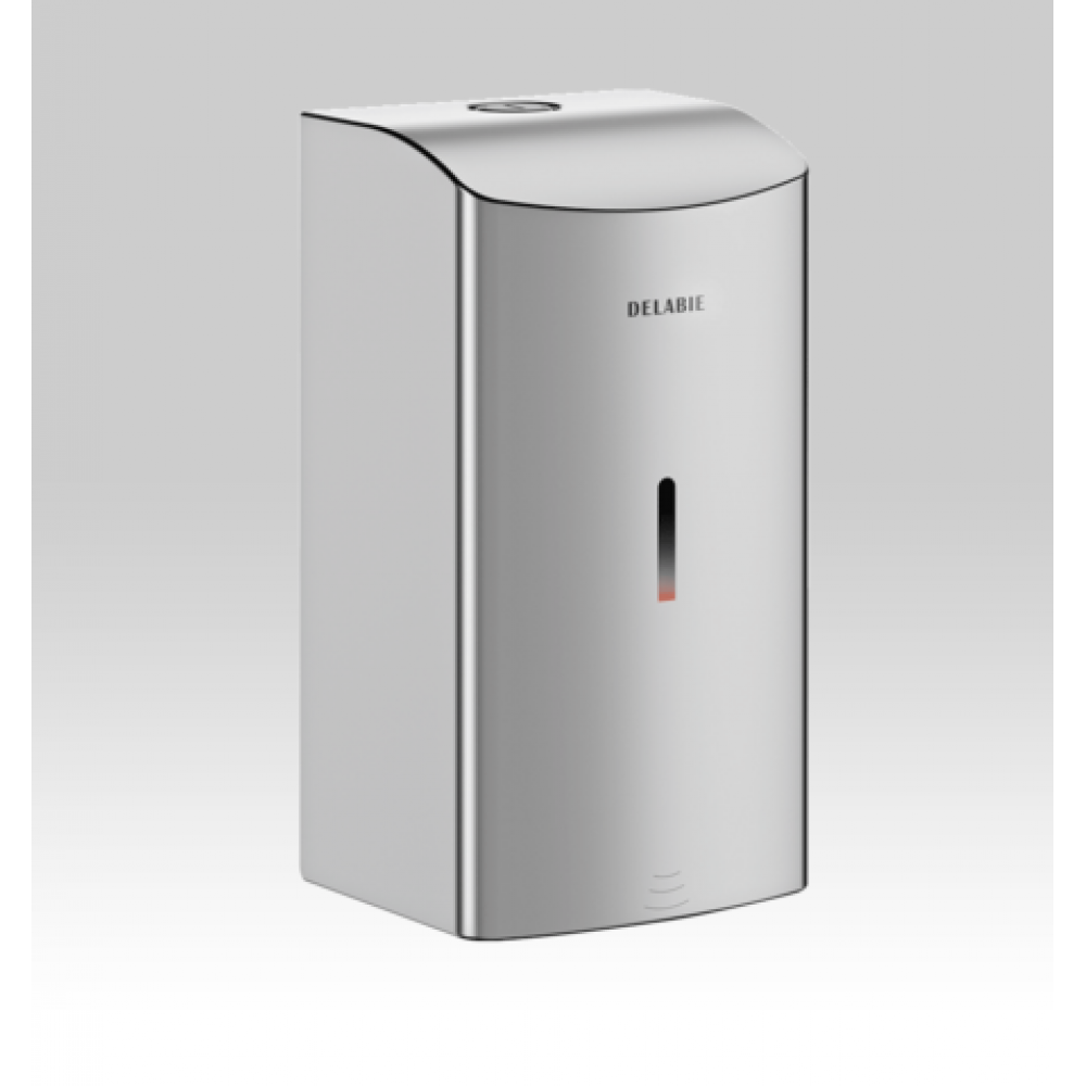 Дозатор для жидкого мыла, Delabie, шгв 105*90*196, цвет дозатора-сталь нержавеющая матовая