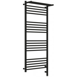 Полотенцесушитель, Сунержа, Богема 3.0, с 1 полкой, шгв 532*214*1324, нижнее справа, МЭМ, цвет-черный матовый