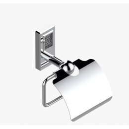 Бумагодержатель, THG, Metropolis Clear crystal with lever, шгв 139*142*141, цвет-никель