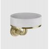 Мыльница, Gessi, VENTI20, шгв 115*135*90, цвет-белый/Brushed Brass PVD