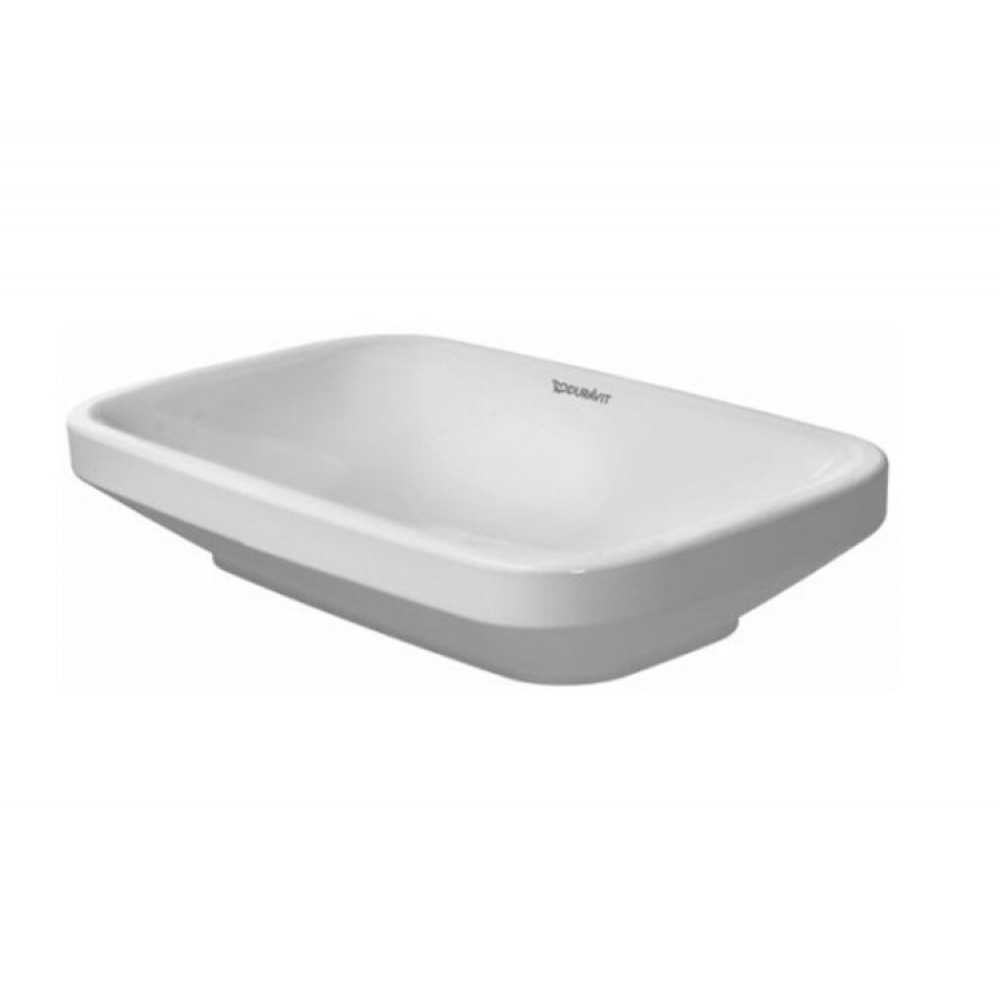 Раковина, Duravit, Durastyle, шгв 600*380*120, отверстия для смесителя-отсутствуют, цвет-белый