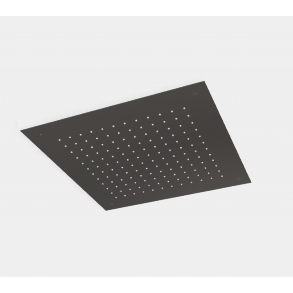 Верхний душ, Fima Carlo Frattini, Showerhead, 500*500, цвет-брашированный черный хром