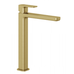 Смеситель для раковины, Kludi, Renon, цвет-золото брашированное