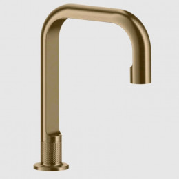 Излив, Gessi, Inciso, цвет-Warm Bronze Brushed PVD