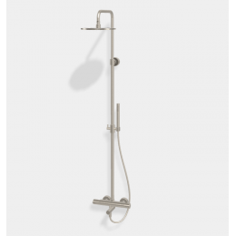 Душевая стойка, Fima Carlo Frattini, Shower column, цвет-брашированный никель