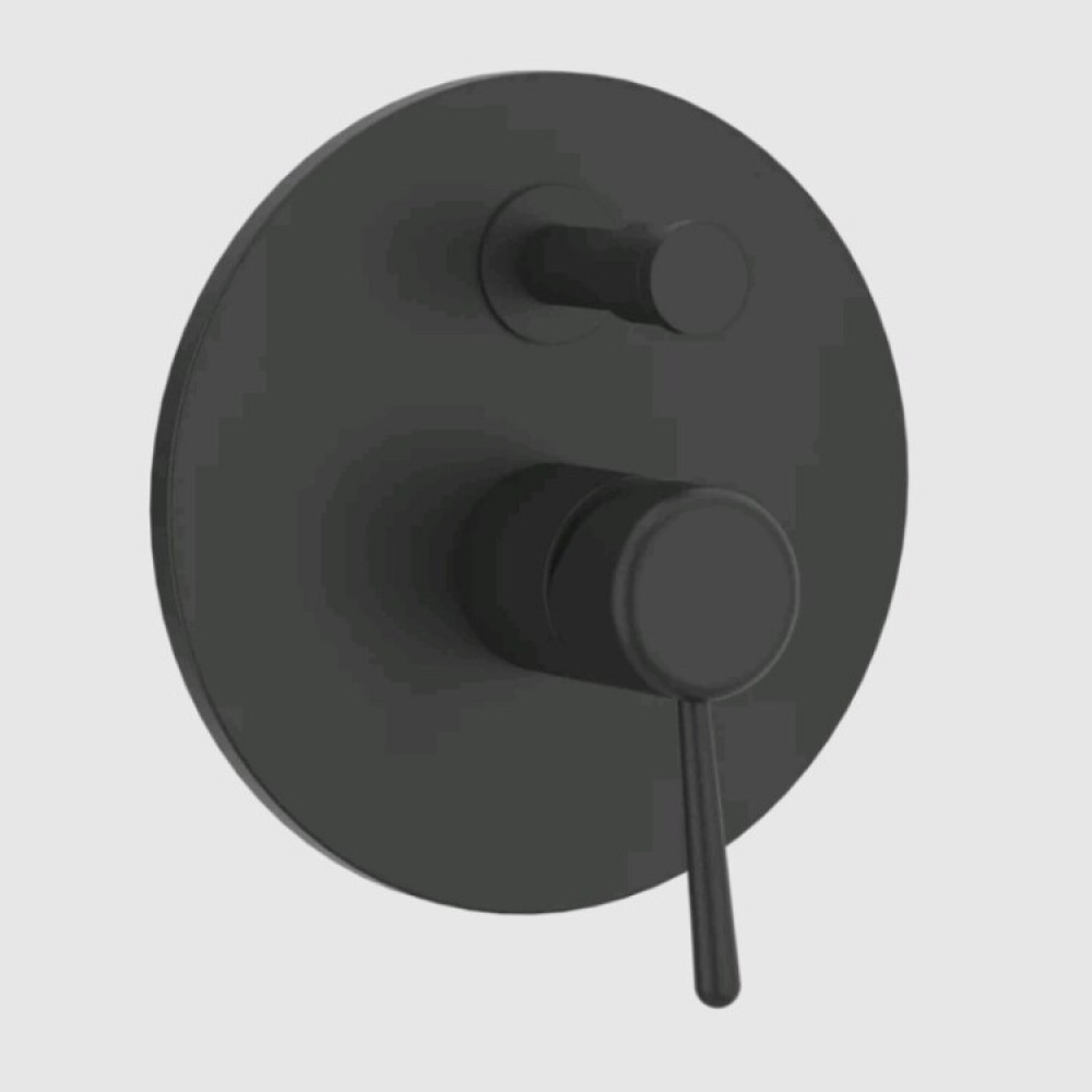 Смеситель для душа, Gessi, Goссia, на 2 потребителя, цвет-черный матовый