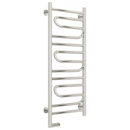 Полотенцесушитель, Сунержа, Элегия 2.0, шгв 450*117-132*1062, нижнее слева, МЭМ, цвет-сталь (без покрытия)