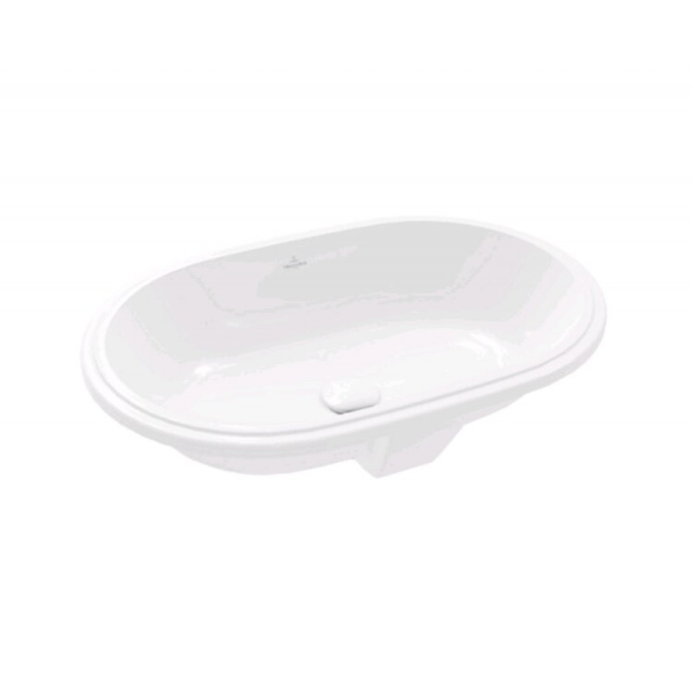 Раковина, Villeroy&Boch, Architectura, шгв 570*375*175, отверстия для смесителя-отсутствуют, цвет-белый