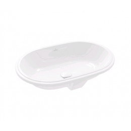 Раковина, Villeroy&Boch, Architectura, шгв 570*375*175, отверстия для смесителя-отсутствуют, цвет-белый