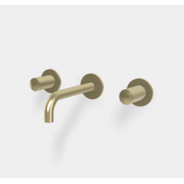 Смеситель для раковины, Fima Carlo Frattini, So, цвет-брашированный шампань