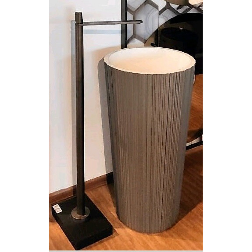 Смеситель для раковины, Antonio Lupi, Indigo, с внутренней частью, цвет-графит