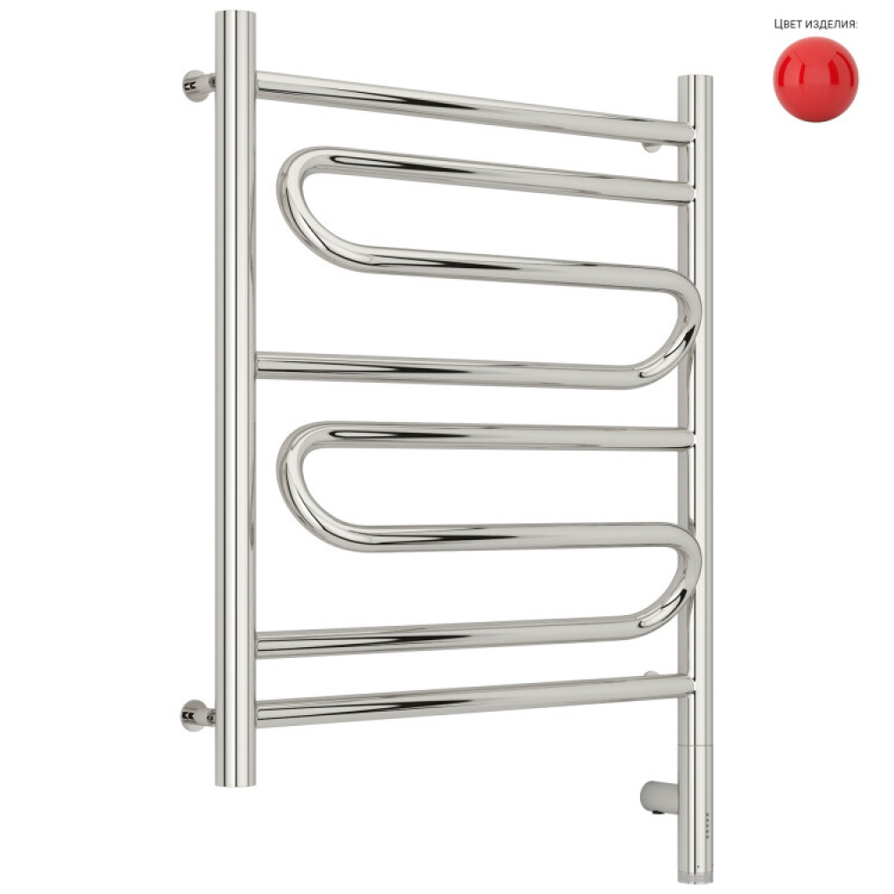 Полотенцесушитель, Сунержа, Элегия 3.0, шгв 532*120*724, нижнее справа, МЭМ, цвет-RAL 3020 Транспортный красный