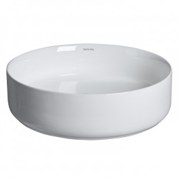 Раковина, Splendy, Bliss, шгв 405*405*125, отверстия для смесителя-отсутствуют, цвет-белый