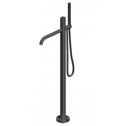 Смеситель для ванны и душа, Quadro design, Stereo, цвет-золото черное (Black gold)