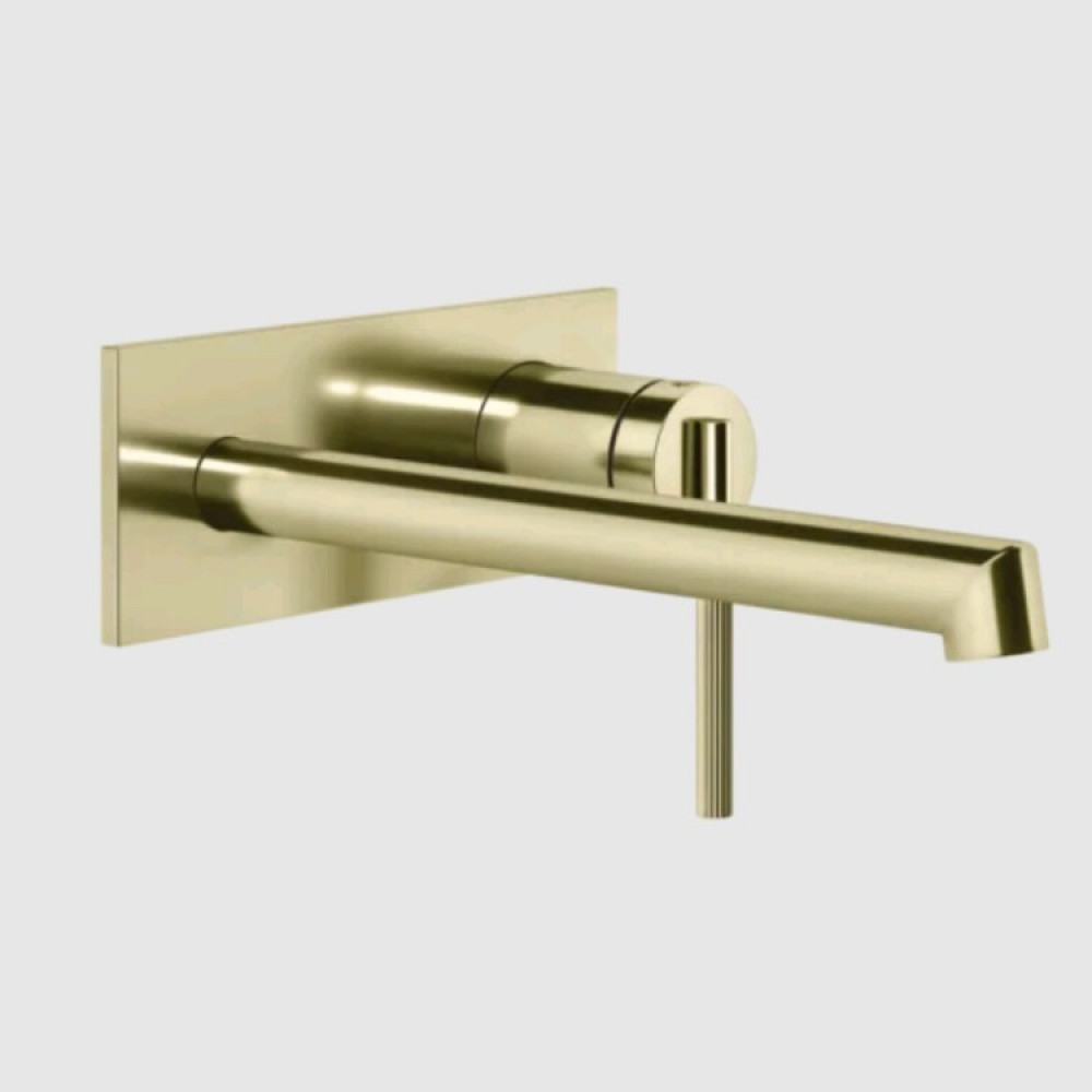 Смеситель для раковины, Gessi, Ingranaggio, цвет-Brass PVD