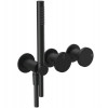 Смеситель для душа, Gessi, Origini, на 2 потребителя, цвет-черный матовый