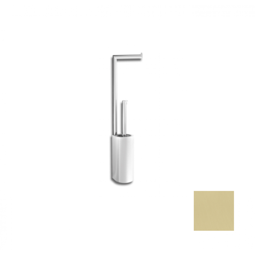 Ёршик, Bertocci, Goccia, с бумагодержателем, шгв 100*157*650, цвет-Soft Gold