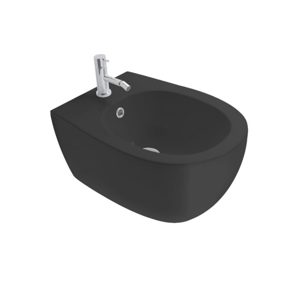 Биде, Globo, 4ALL, подвесной, шгв 360*540*270, CERASLIDE, BATAFORM, цвет-черный матовый