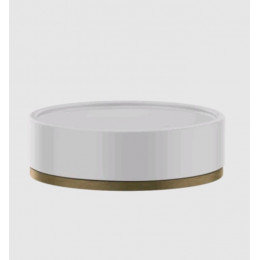 Мыльница, Gessi, Inciso, шгв 115*115*35, цвет-белый//Antique Brass