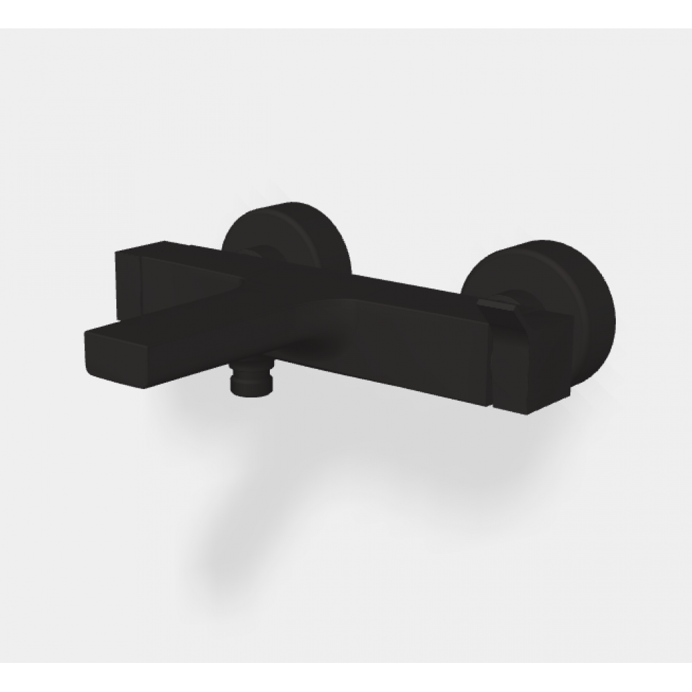 Смеситель для ванны, Fima Carlo Frattini, Zeta, цвет-черный матовый