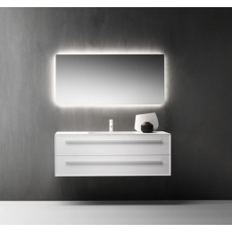 Тумба под раковину, Falper, шгв 1000*450*500, раковина-в комплекте, цвет-белый