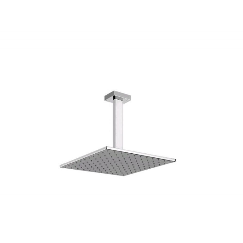 Верхний душ, Gessi, Rettangolo, шгв 300*300*270, цвет -Black Metal Brushed PVD