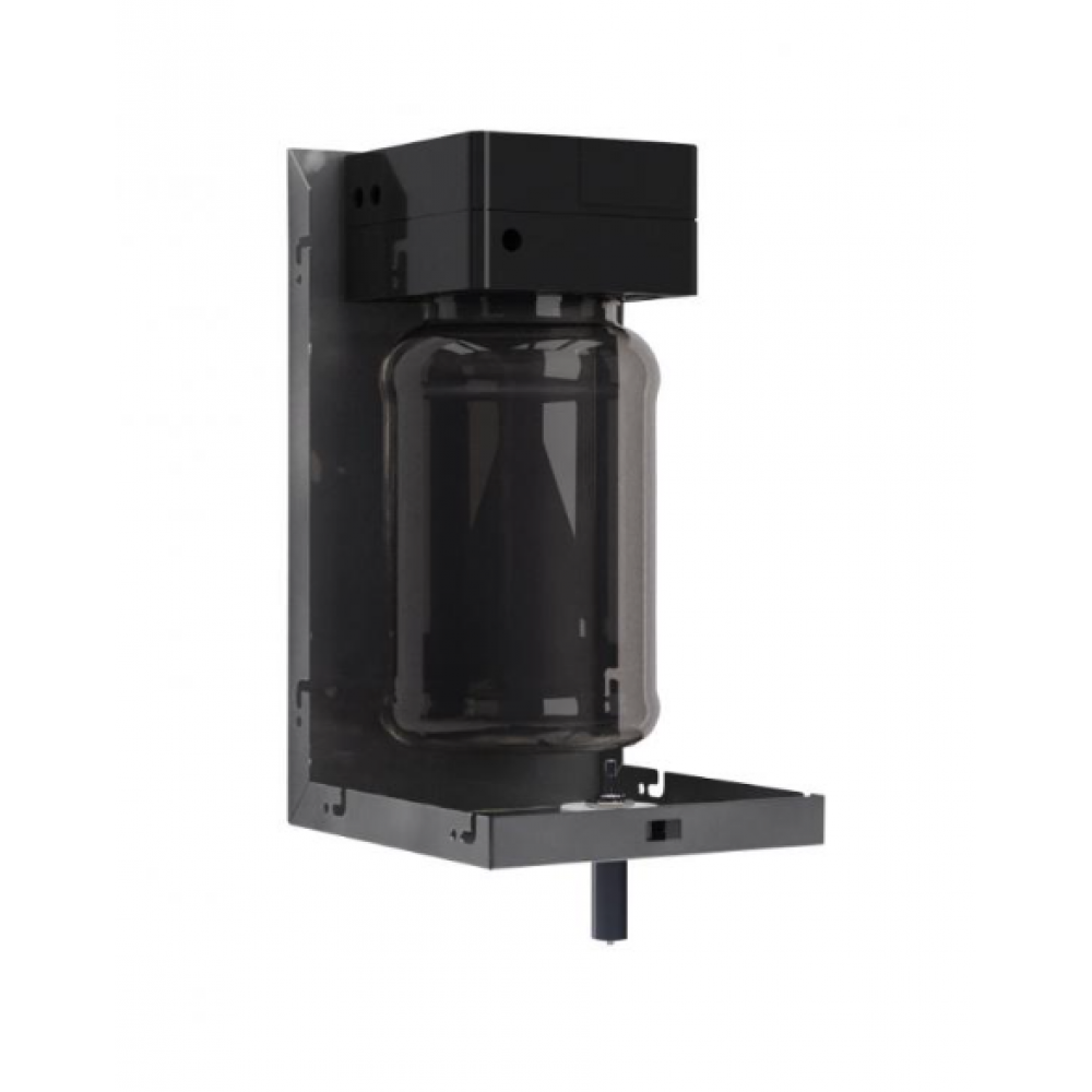 Дозатор для жидкого мыла, Nofer, шгв 200*223*470.2, цвет колбы-черный