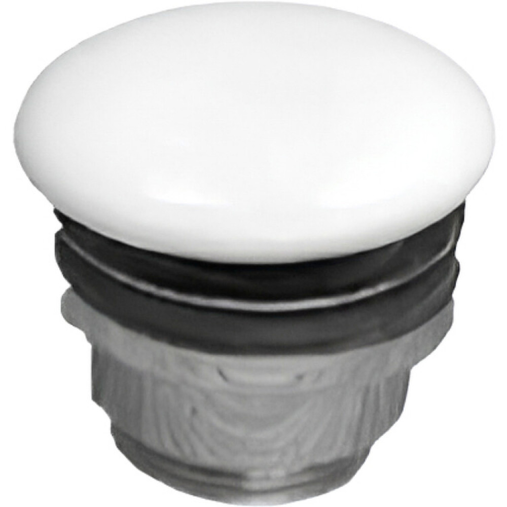 Донный клапан, Alice, для раковин, цвет-белый матовый