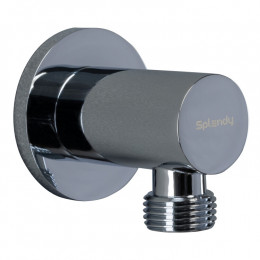 Шланговое подсоединение, Splendy, круглый отражатель, без держателя, цвет-хром