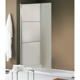 Шторка на ванну, Huppe, Design, шв 940*1500, петли-расположение не указано, цвет фурнитуры-матовое серебро, цвет стекла-прозрачный